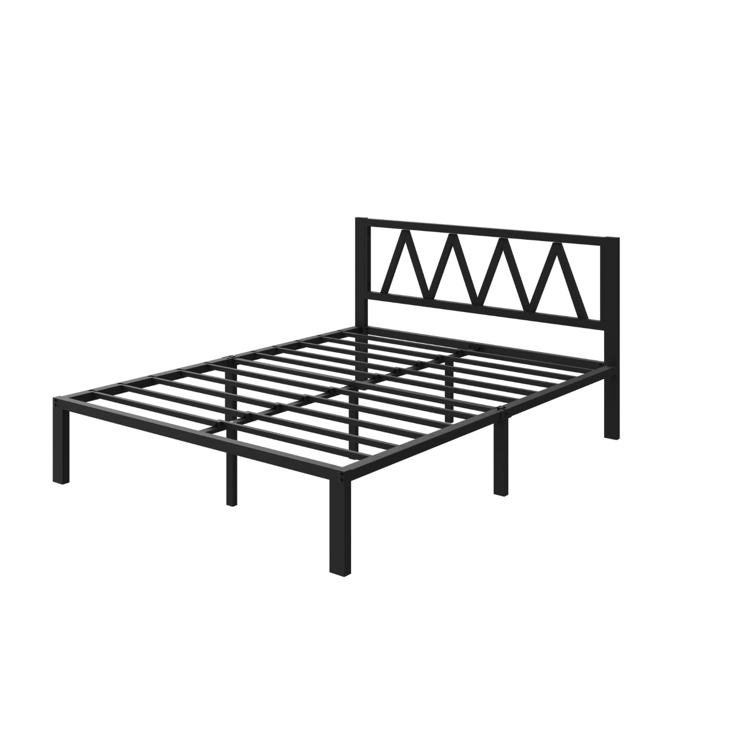 Avenco 14" Twin Metal Bed Frame with Headboard