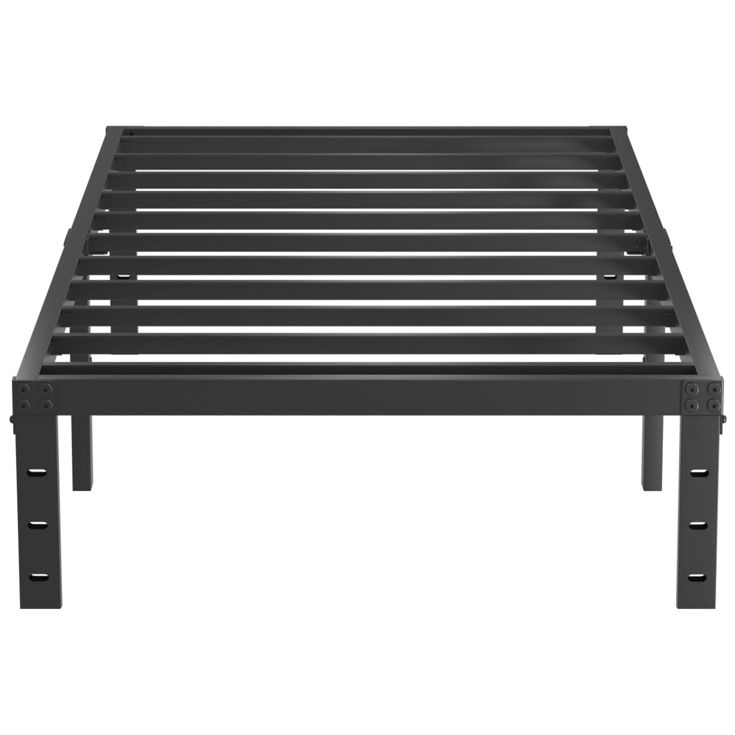 14" Twin Metal Platform Bed Frame with Headboard