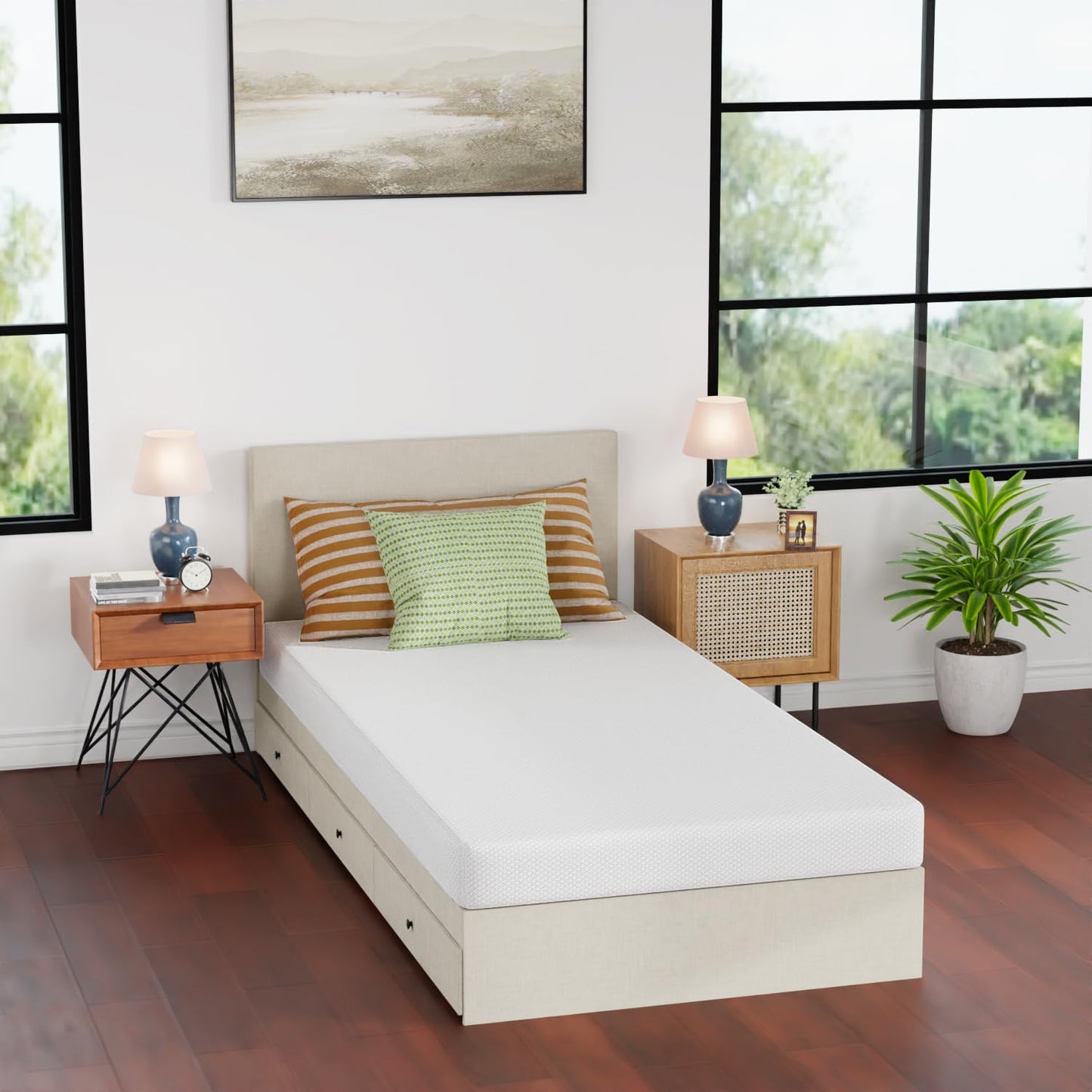 FDW 5" Twin Gel Foam Mattress