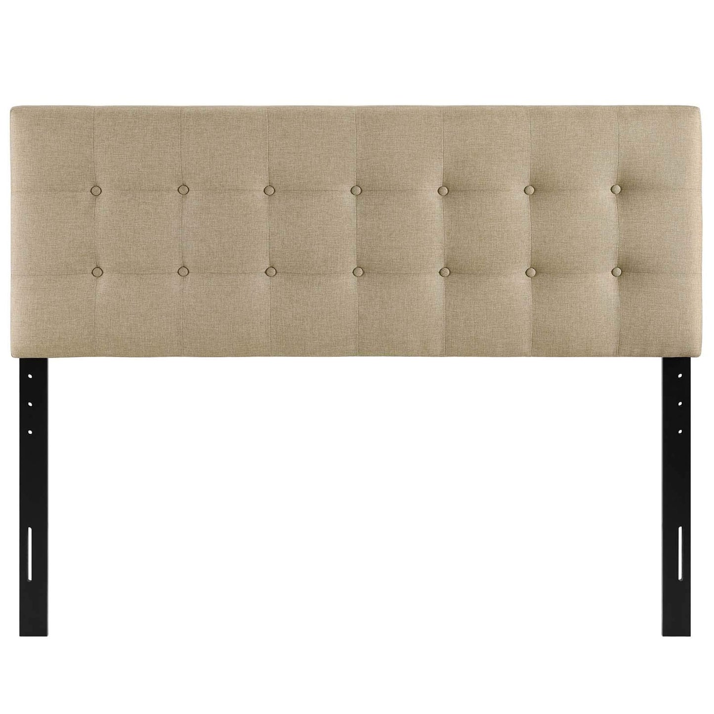 Modway Emily Tufted Button Linen Fabric Upholstered