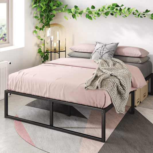Zinus Lorelei 14" Twin Metal Platform Bed (Black)