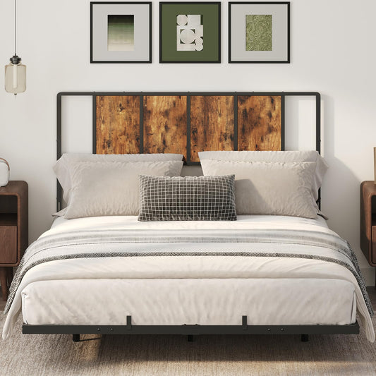 Metal Twin Size Headboard – Black