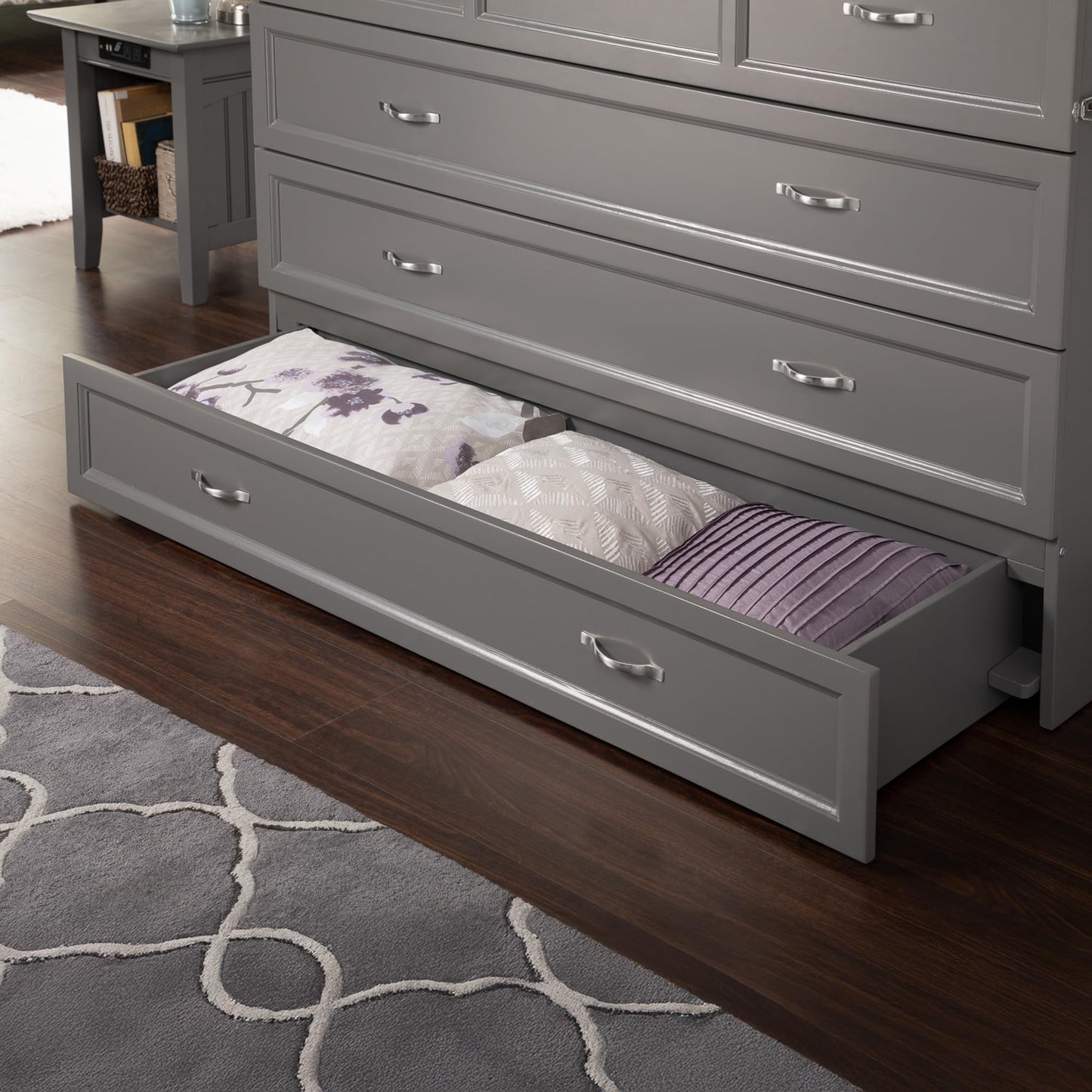 AFI Deerfield Murphy Bed Chest with Charging Station