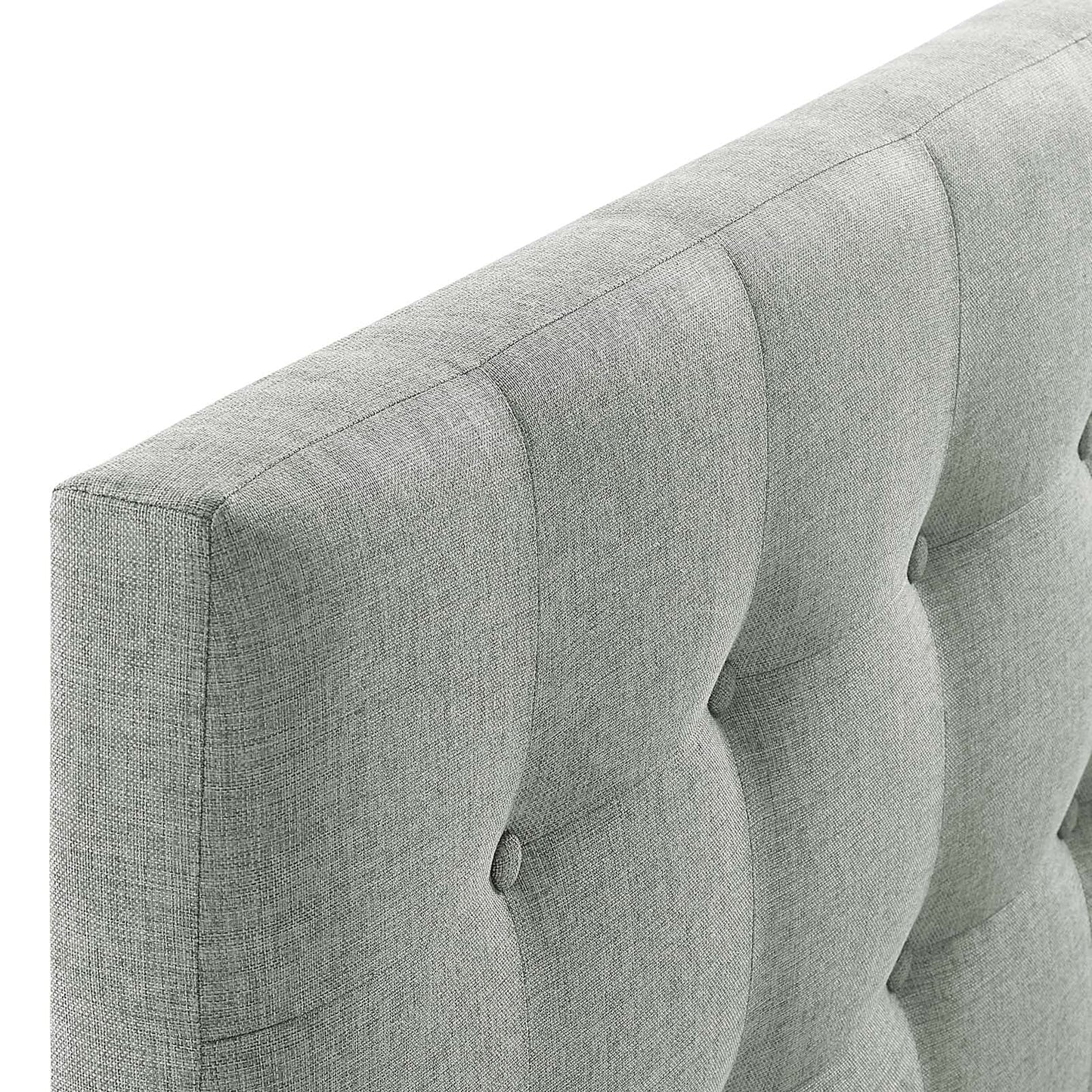 Modway Emily Tufted Button Linen Fabric Upholstered