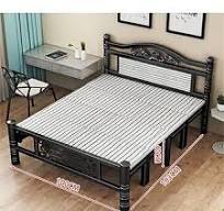 Folding Single Iron Bed (150cm)